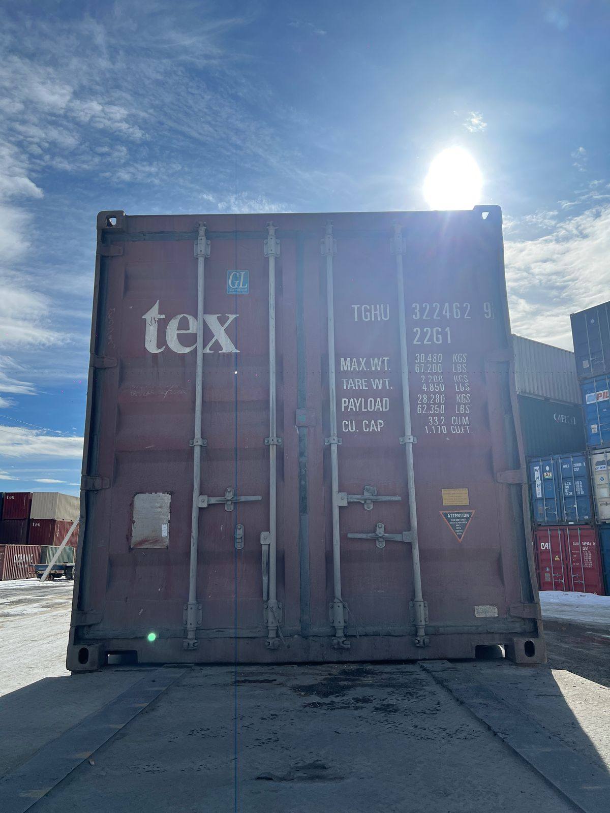 Морской контейнер TGHU3224629